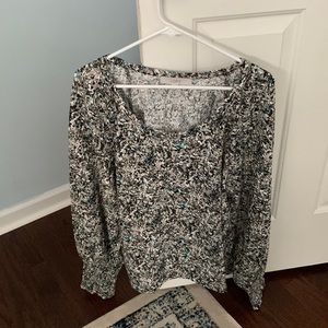 LOFT XL Patterned Top